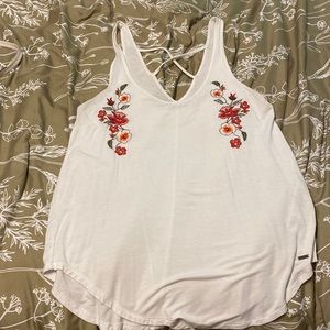 White hollister tank top